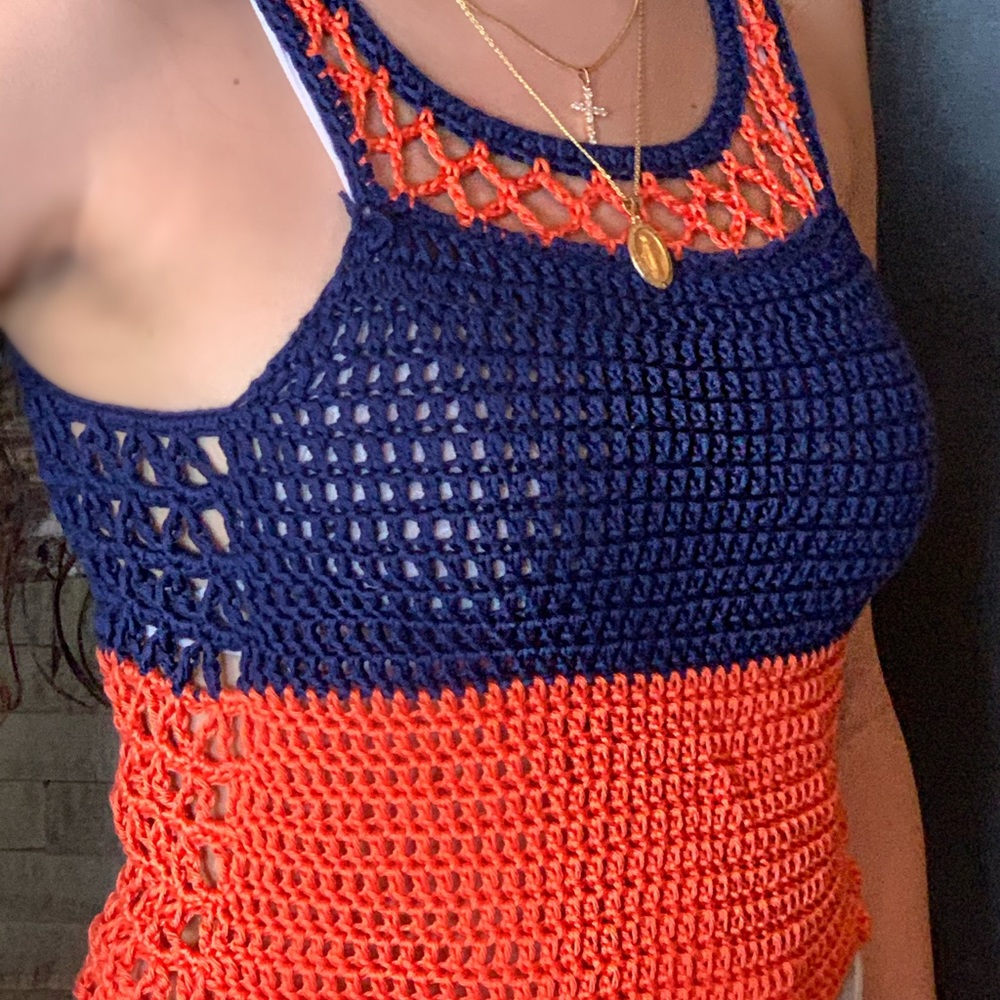 Crochet summer top